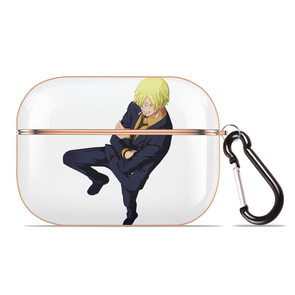 ワンピース サンジ ONE PIECE Sanji 【AirPods Pro用】ハードシェル保護ケース｜耐衝撃・防指紋・カラビナ付き商品仕様