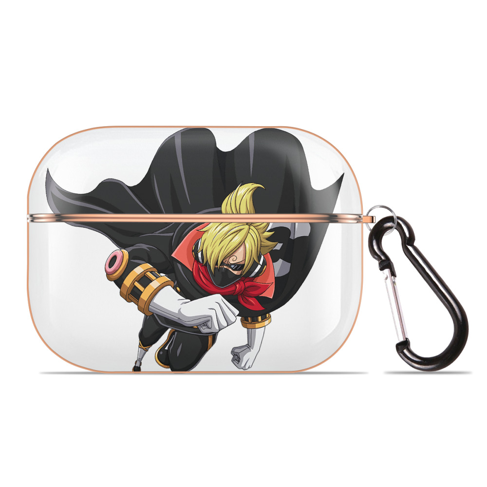 ワンピース サンジ ONE PIECE Sanji 【AirPods Pro用】ハードシェル保護ケース｜耐衝撃・防指紋・カラビナ付き商品仕様