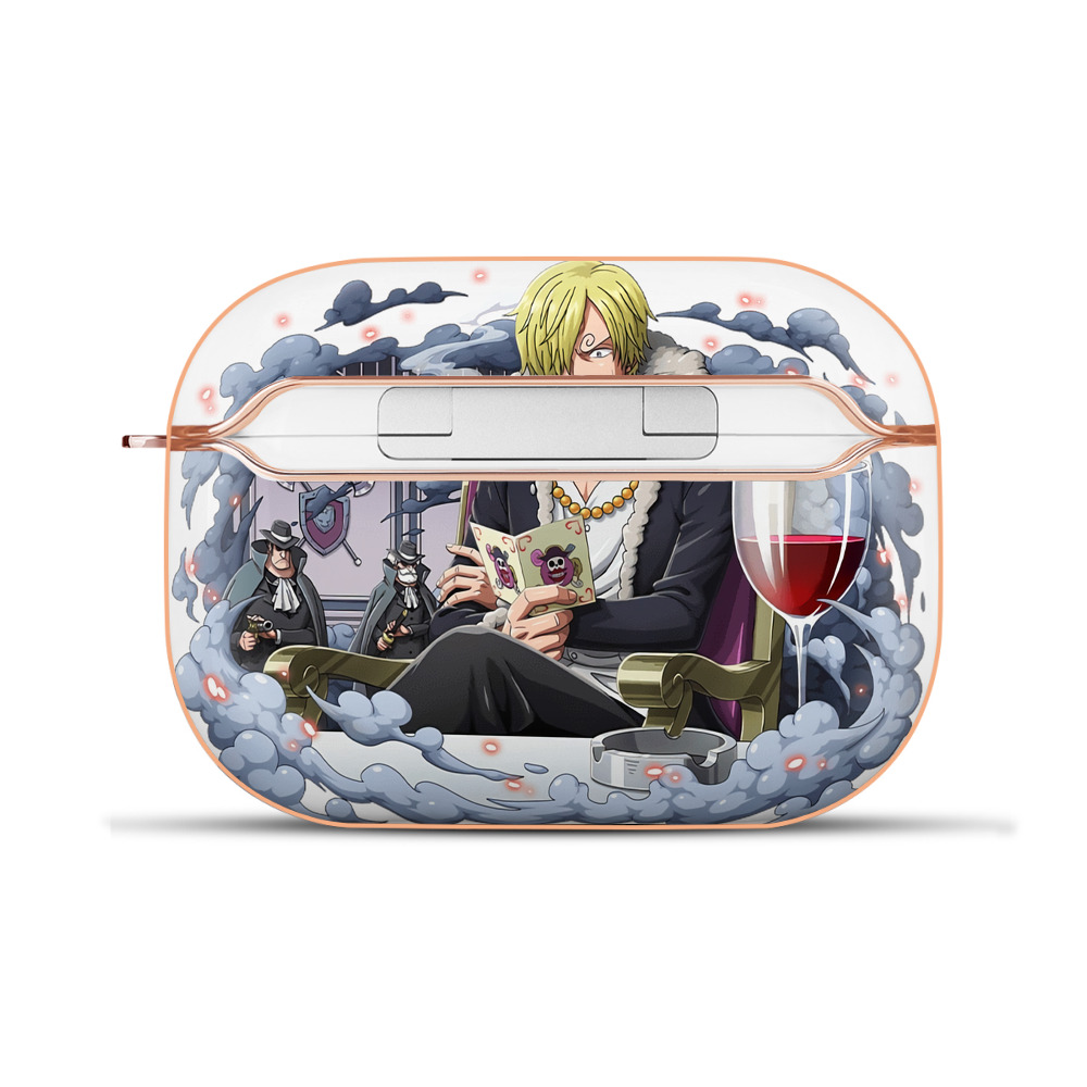 ワンピース サンジ ONE PIECE Sanji 【AirPods Pro用】ハードシェル保護ケース｜耐衝撃・防指紋・カラビナ付き商品仕様