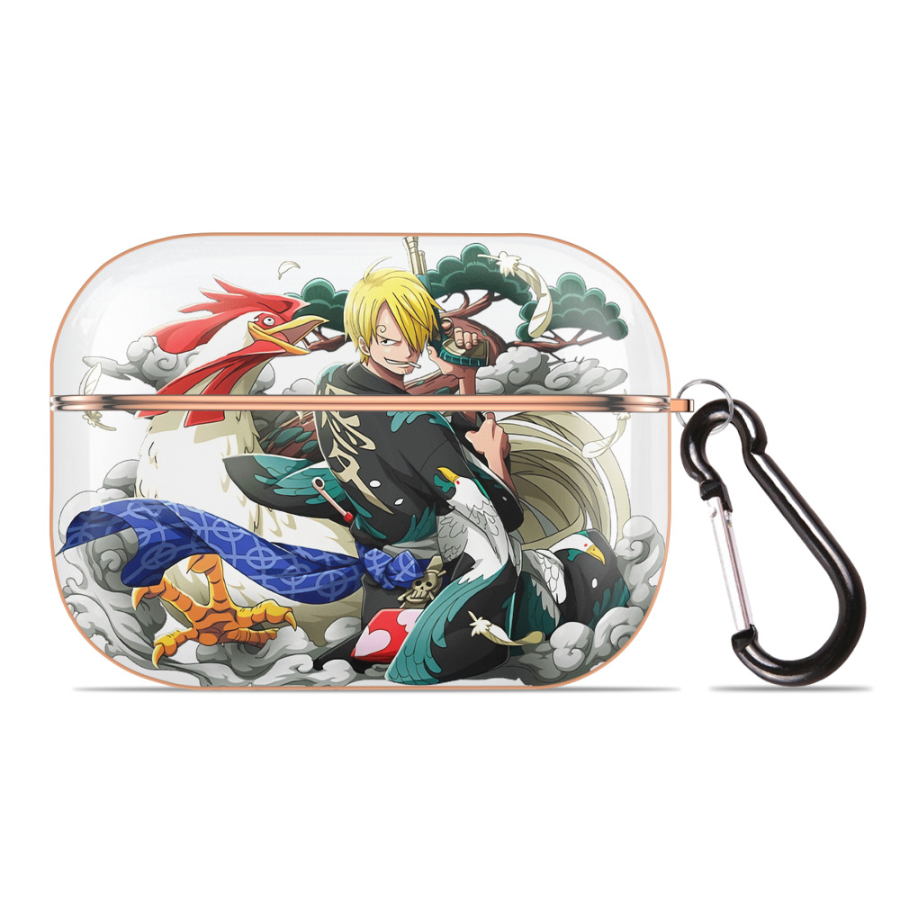 ワンピース サンジ ONE PIECE Sanji 【AirPods Pro用】ハードシェル保護ケース｜耐衝撃・防指紋・カラビナ付き商品仕様