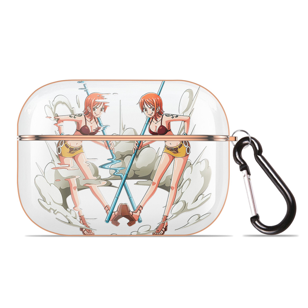ワンピース ナミ ONE PIECE Nami 【AirPods Pro用】ハードシェル保護ケース｜耐衝撃・防指紋・カラビナ付き商品仕様