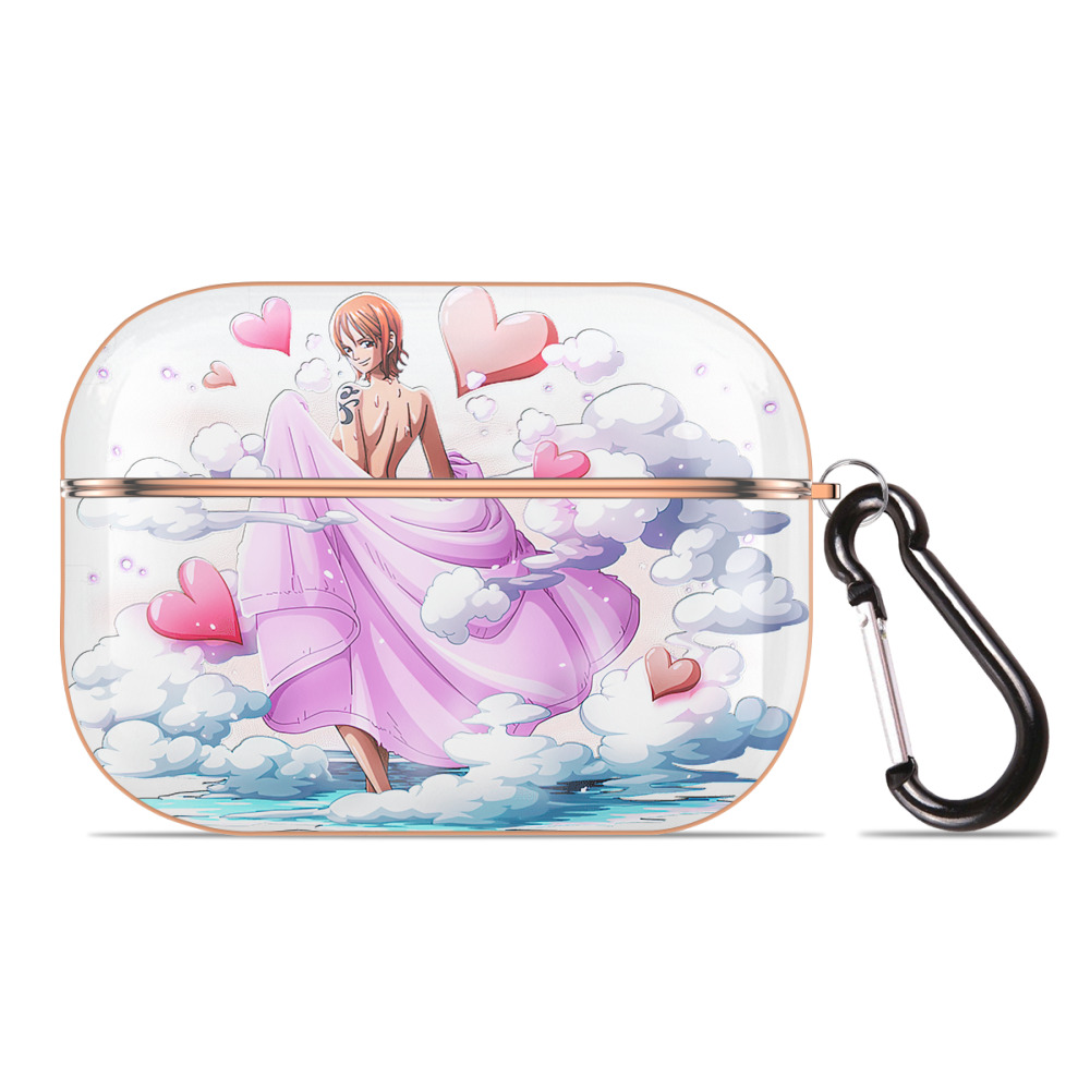 ワンピース ナミ ONE PIECE Nami 【AirPods Pro用】ハードシェル保護ケース｜耐衝撃・防指紋・カラビナ付き商品仕様