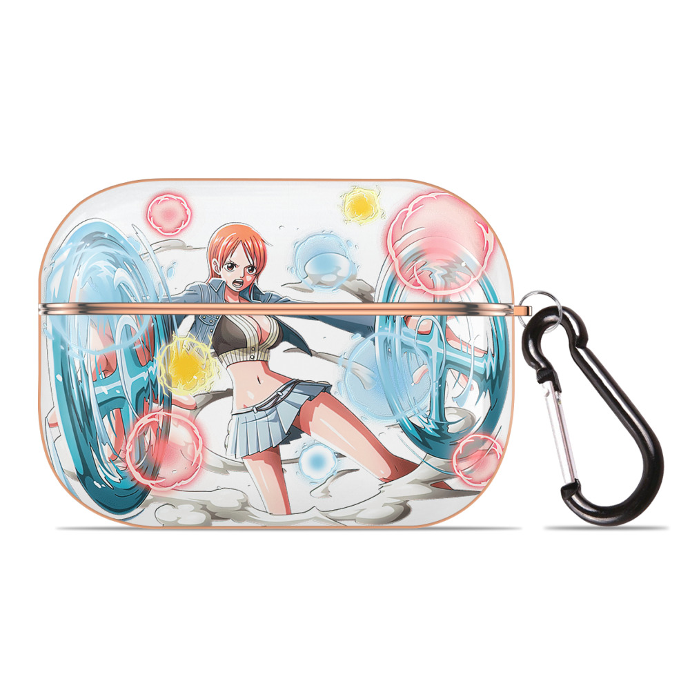 ワンピース ナミ ONE PIECE Nami 【AirPods Pro用】ハードシェル保護ケース｜耐衝撃・防指紋・カラビナ付き商品仕様