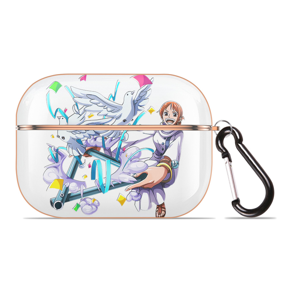 ワンピース ナミ ONE PIECE Nami 【AirPods Pro用】ハードシェル保護ケース｜耐衝撃・防指紋・カラビナ付き商品仕様