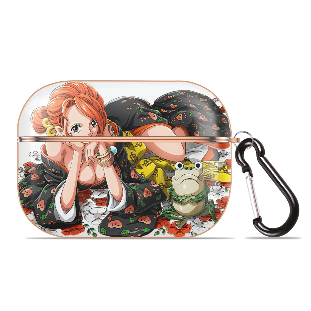 ワンピース ナミ ONE PIECE Nami 【AirPods Pro用】ハードシェル保護ケース｜耐衝撃・防指紋・カラビナ付き商品仕様