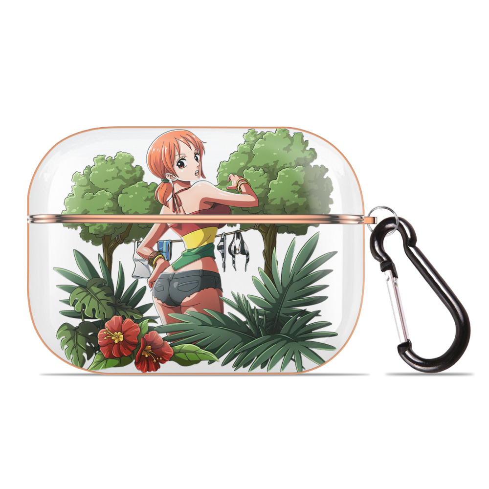 ワンピース ナミ ONE PIECE Nami 【AirPods Pro用】ハードシェル保護ケース｜耐衝撃・防指紋・カラビナ付き商品仕様