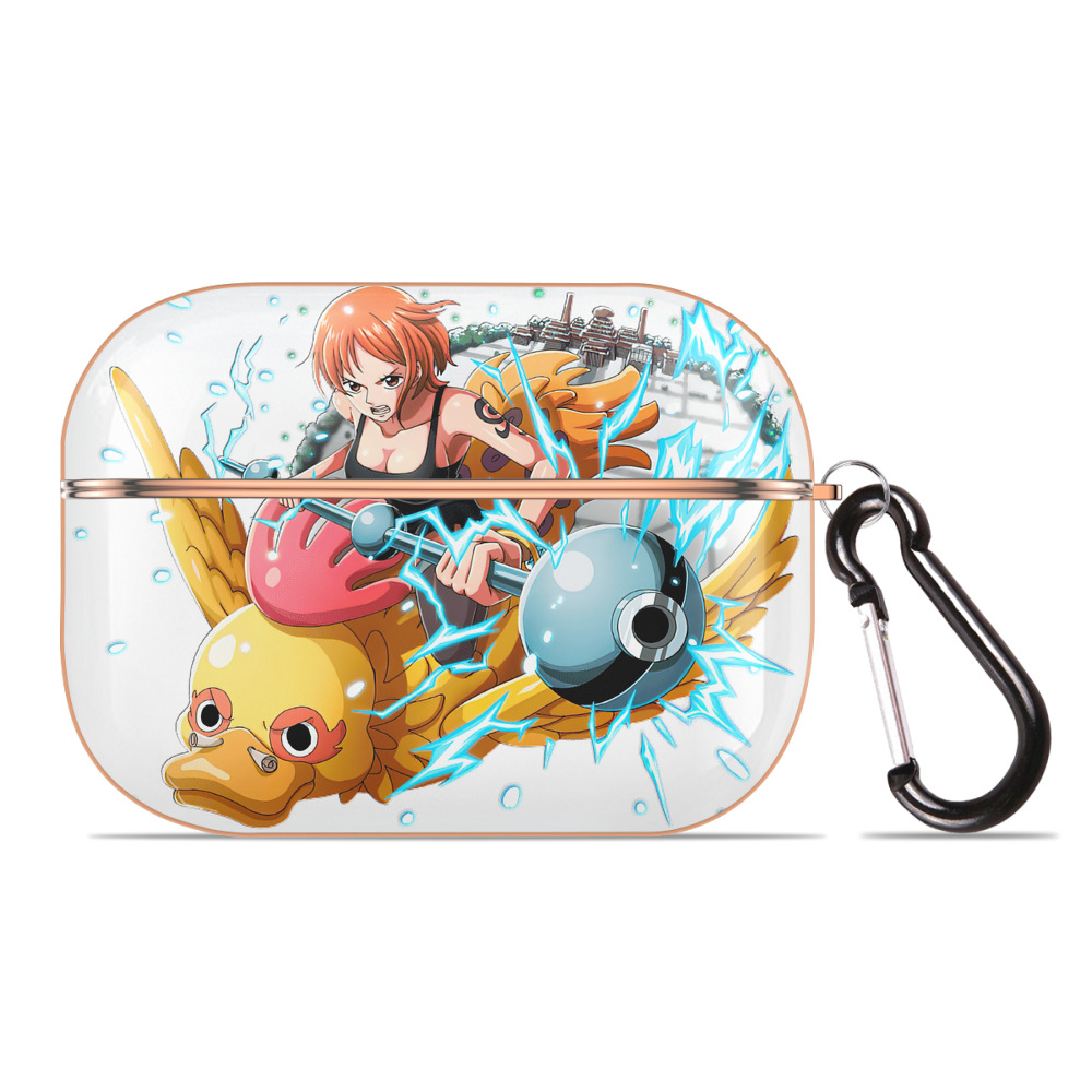 ワンピース ナミ ONE PIECE Nami 【AirPods Pro用】ハードシェル保護ケース｜耐衝撃・防指紋・カラビナ付き商品仕様