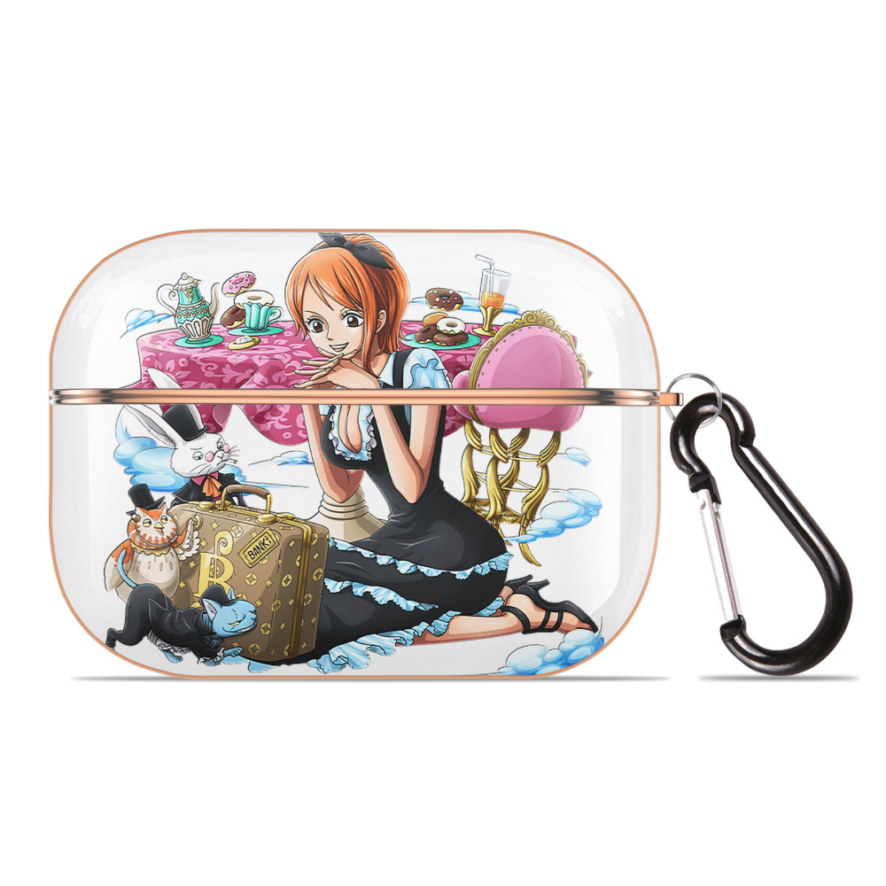 ワンピース ナミ ONE PIECE Nami 【AirPods Pro用】ハードシェル保護ケース｜耐衝撃・防指紋・カラビナ付き商品仕様