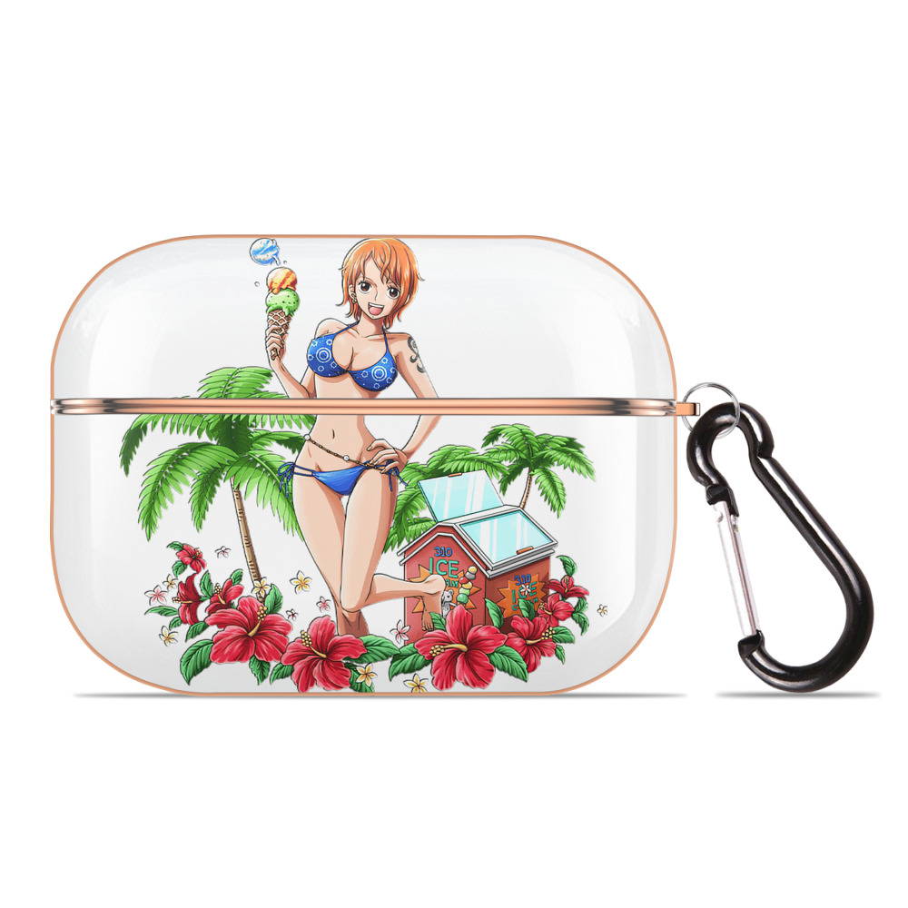 ワンピース ナミ ONE PIECE Nami 【AirPods Pro用】ハードシェル保護ケース｜耐衝撃・防指紋・カラビナ付き商品仕様