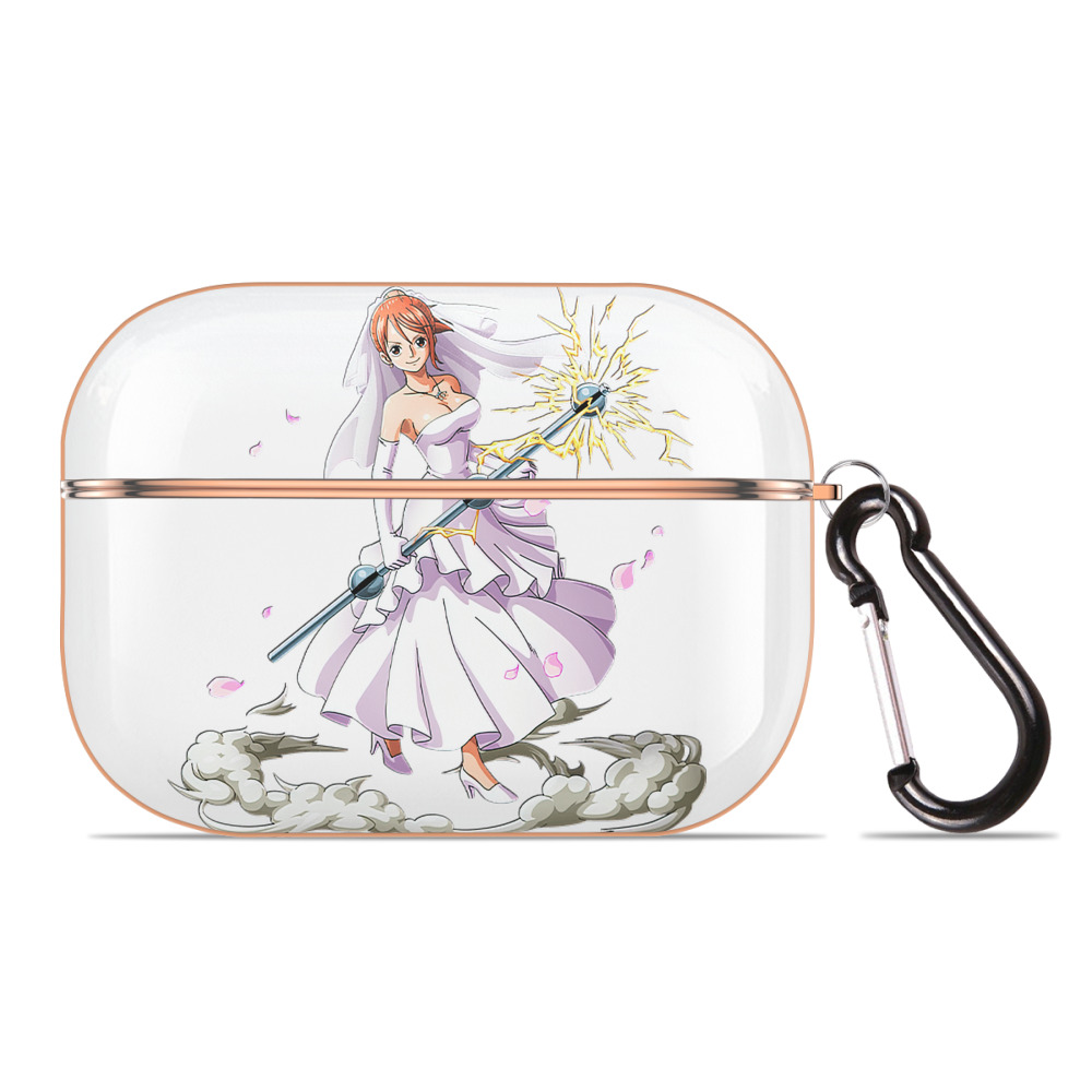 ワンピース ナミ ONE PIECE Nami 【AirPods Pro用】ハードシェル保護ケース｜耐衝撃・防指紋・カラビナ付き商品仕様