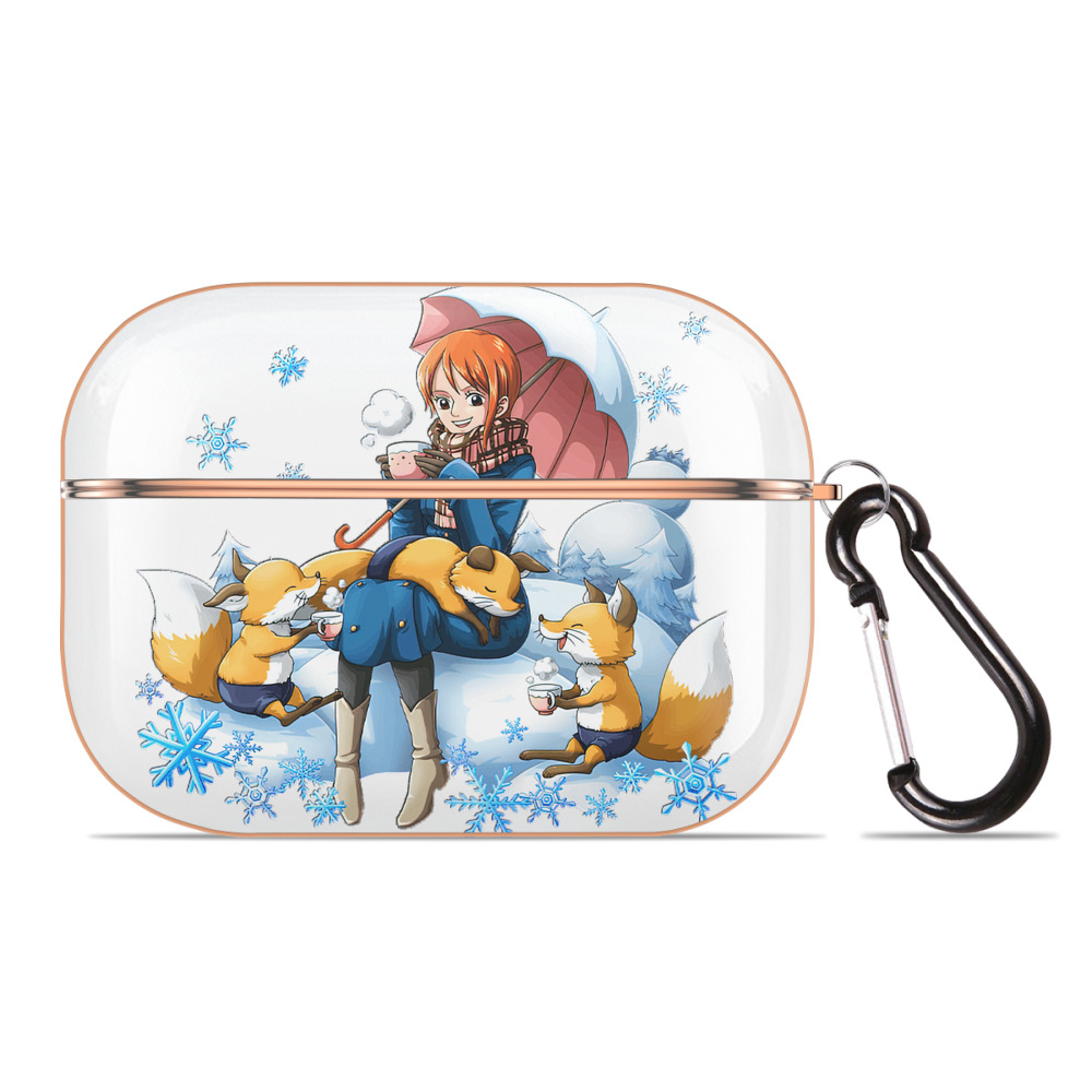 ワンピース ナミ ONE PIECE Nami 【AirPods Pro用】ハードシェル保護ケース｜耐衝撃・防指紋・カラビナ付き商品仕様