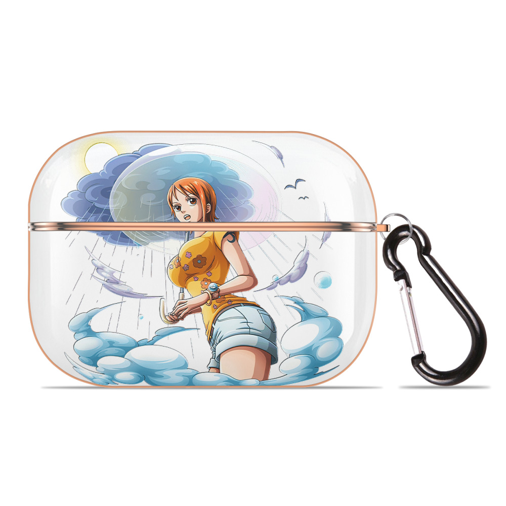 ワンピース ナミ ONE PIECE Nami 【AirPods Pro用】ハードシェル保護ケース｜耐衝撃・防指紋・カラビナ付き商品仕様