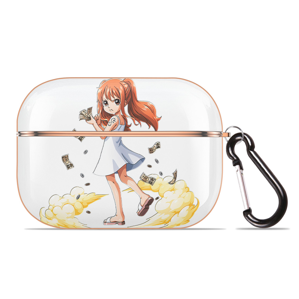 ワンピース ナミ ONE PIECE Nami 【AirPods Pro用】ハードシェル保護ケース｜耐衝撃・防指紋・カラビナ付き商品仕様