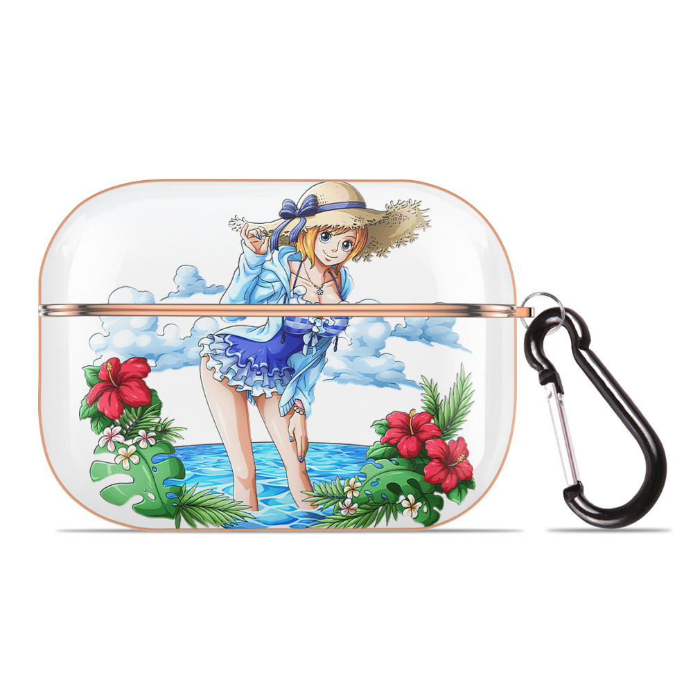 ワンピース ナミ ONE PIECE Nami 【AirPods Pro用】ハードシェル保護ケース｜耐衝撃・防指紋・カラビナ付き商品仕様
