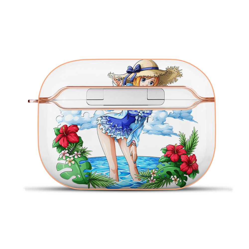 ワンピース ナミ ONE PIECE Nami 【AirPods Pro用】ハードシェル保護ケース｜耐衝撃・防指紋・カラビナ付き商品仕様