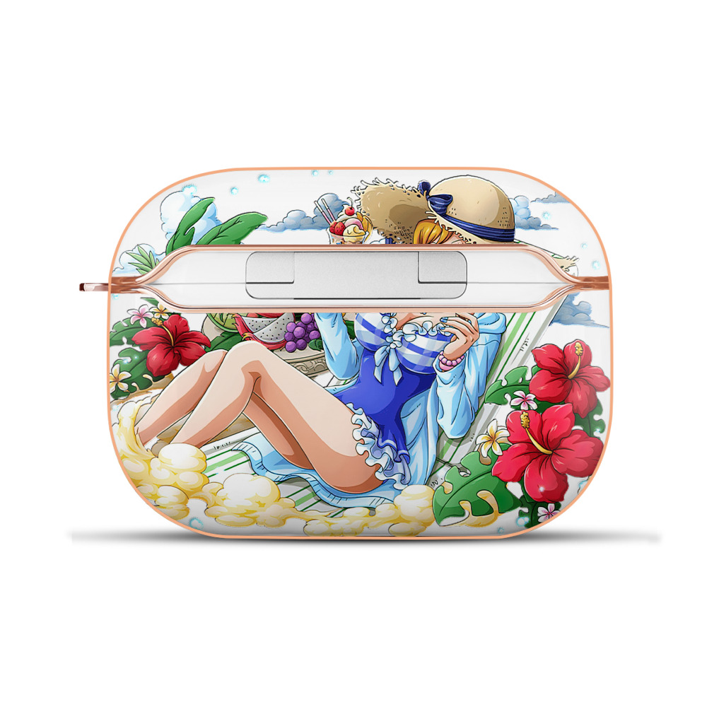 （画像用） ワンピース ナミ ONE PIECE Nami 【AirPods Pro用】ハードシェル保護ケース｜耐衝撃・防指紋・カラビナ付き商品仕様