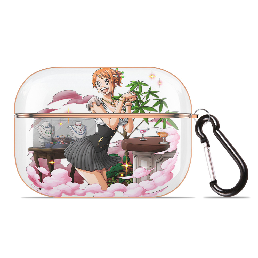 ワンピース ナミ ONE PIECE Nami 【AirPods Pro用】ハードシェル保護ケース｜耐衝撃・防指紋・カラビナ付き商品仕様