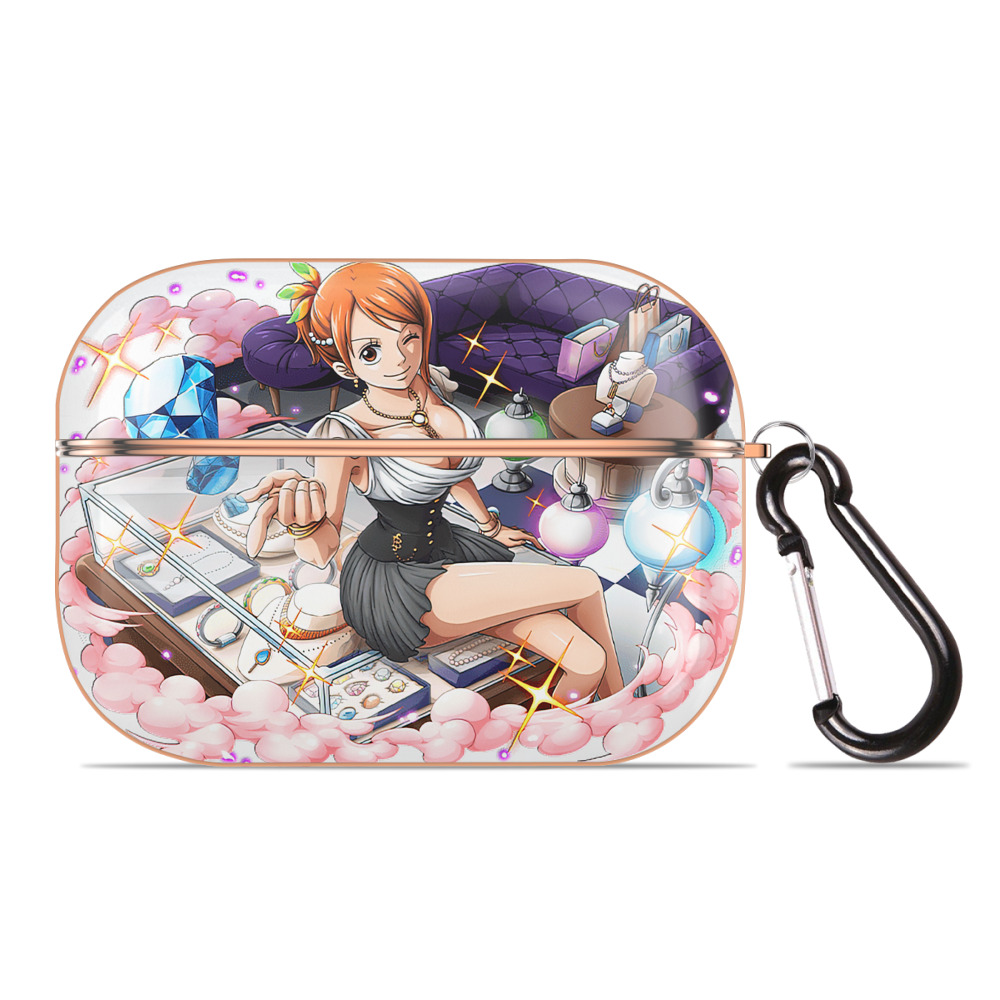 ワンピース ナミ ONE PIECE Nami 【AirPods Pro用】ハードシェル保護ケース｜耐衝撃・防指紋・カラビナ付き商品仕様