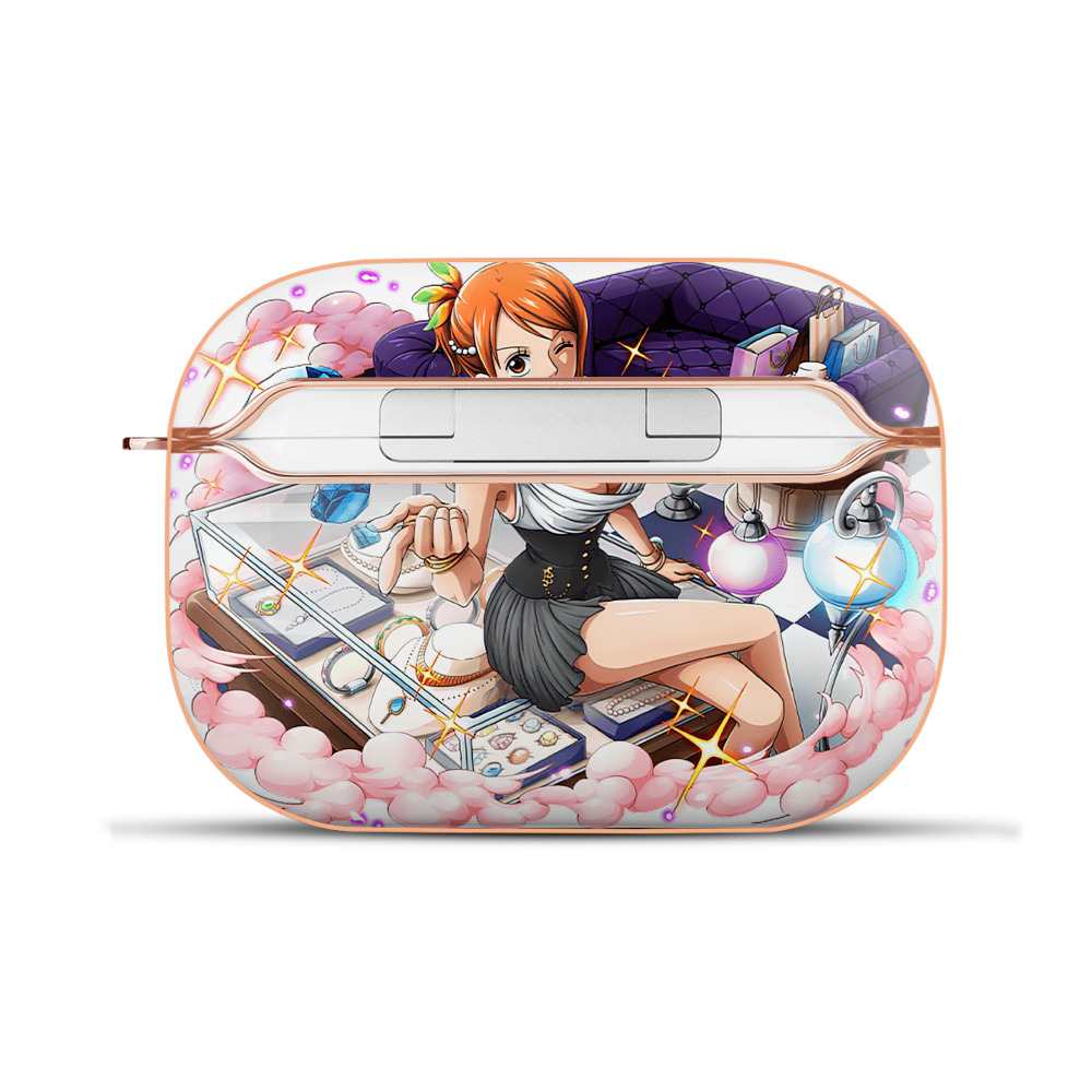 ワンピース ナミ ONE PIECE Nami 【AirPods Pro用】ハードシェル保護ケース｜耐衝撃・防指紋・カラビナ付き商品仕様