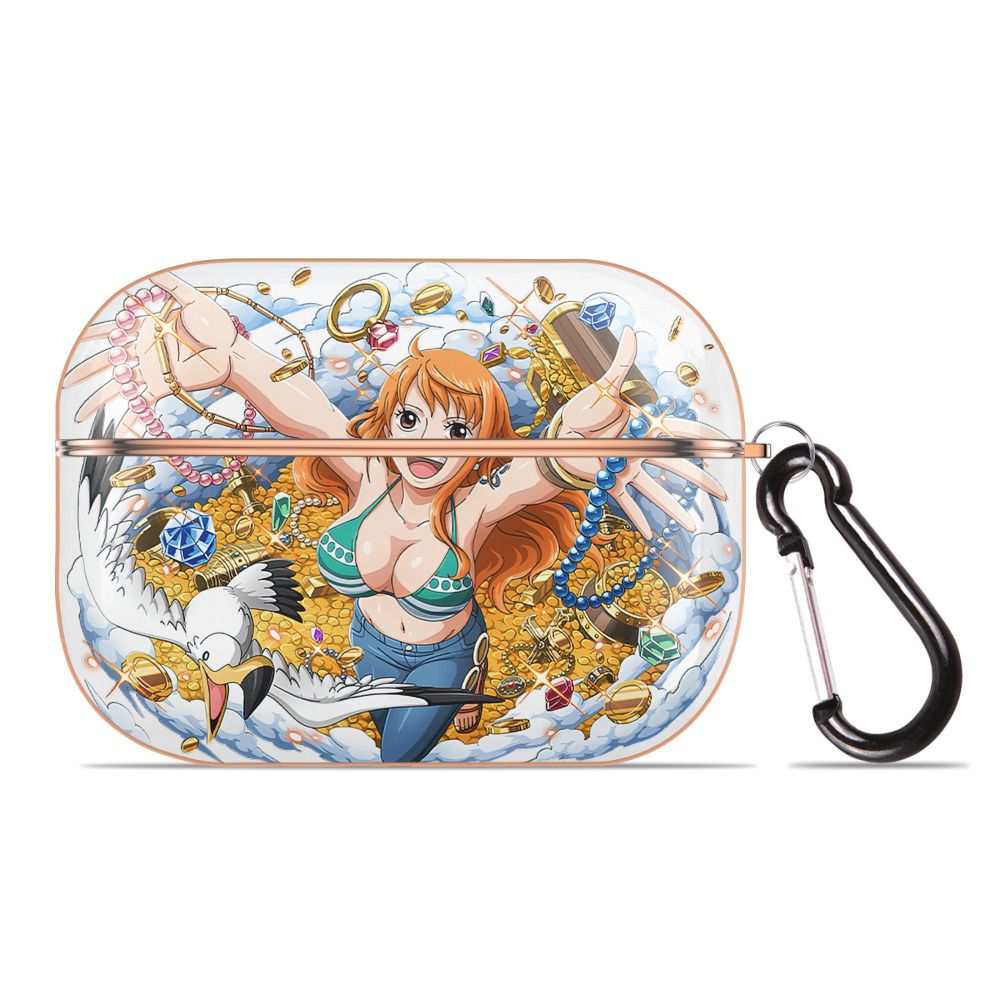 ワンピース ナミ ONE PIECE Nami 【AirPods Pro用】ハードシェル保護ケース｜耐衝撃・防指紋・カラビナ付き商品仕様
