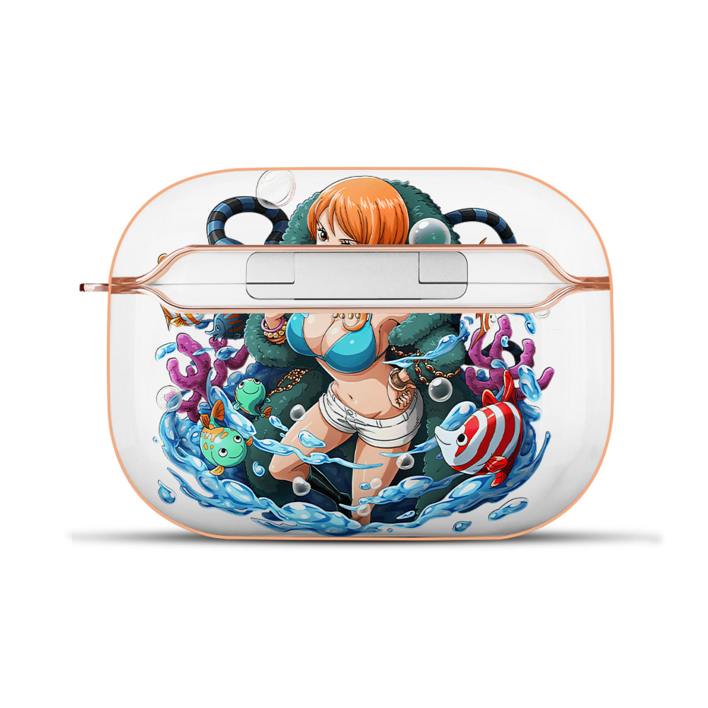 ワンピース ナミ ONE PIECE Nami 【AirPods Pro用】ハードシェル保護ケース｜耐衝撃・防指紋・カラビナ付き商品仕様