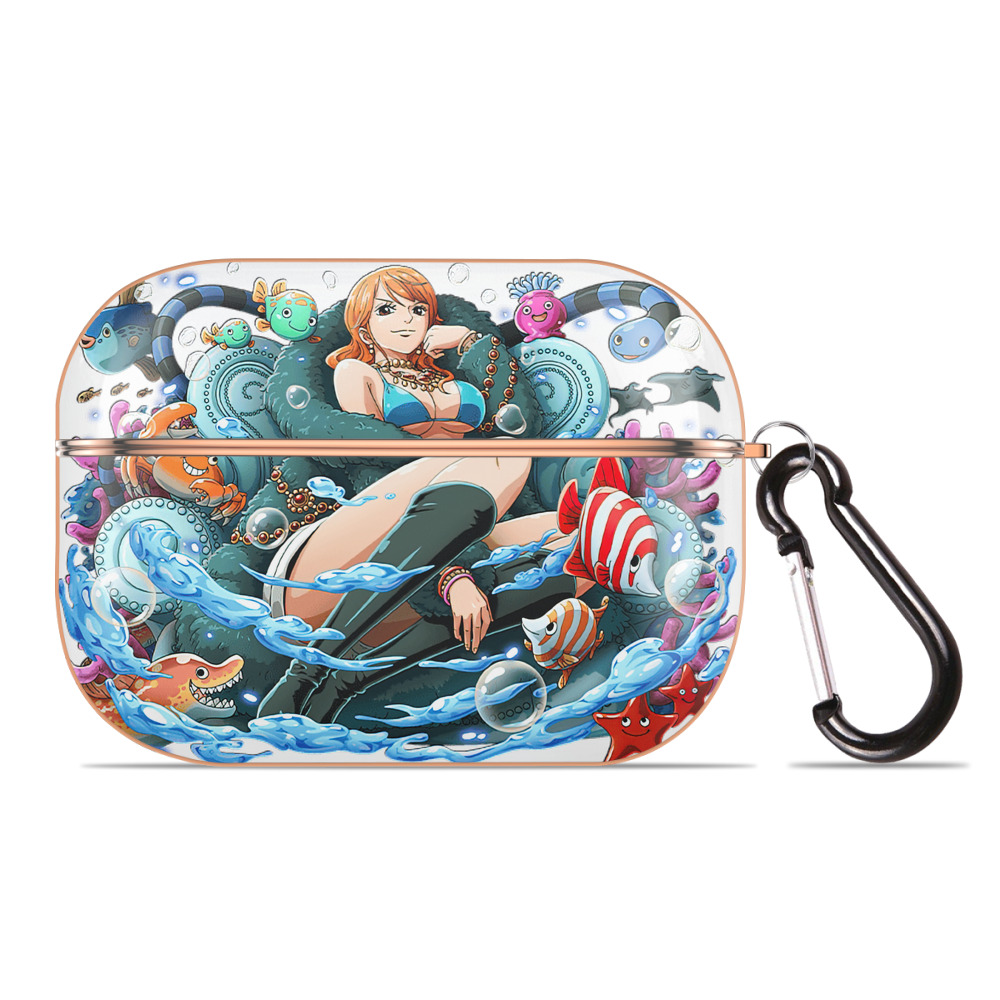 ワンピース ナミ ONE PIECE Nami 【AirPods Pro用】ハードシェル保護ケース｜耐衝撃・防指紋・カラビナ付き商品仕様