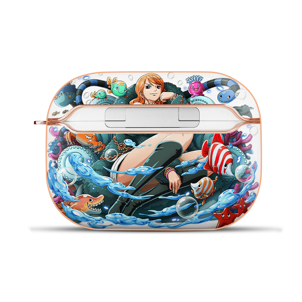 ワンピース ナミ ONE PIECE Nami 【AirPods Pro用】ハードシェル保護ケース｜耐衝撃・防指紋・カラビナ付き商品仕様