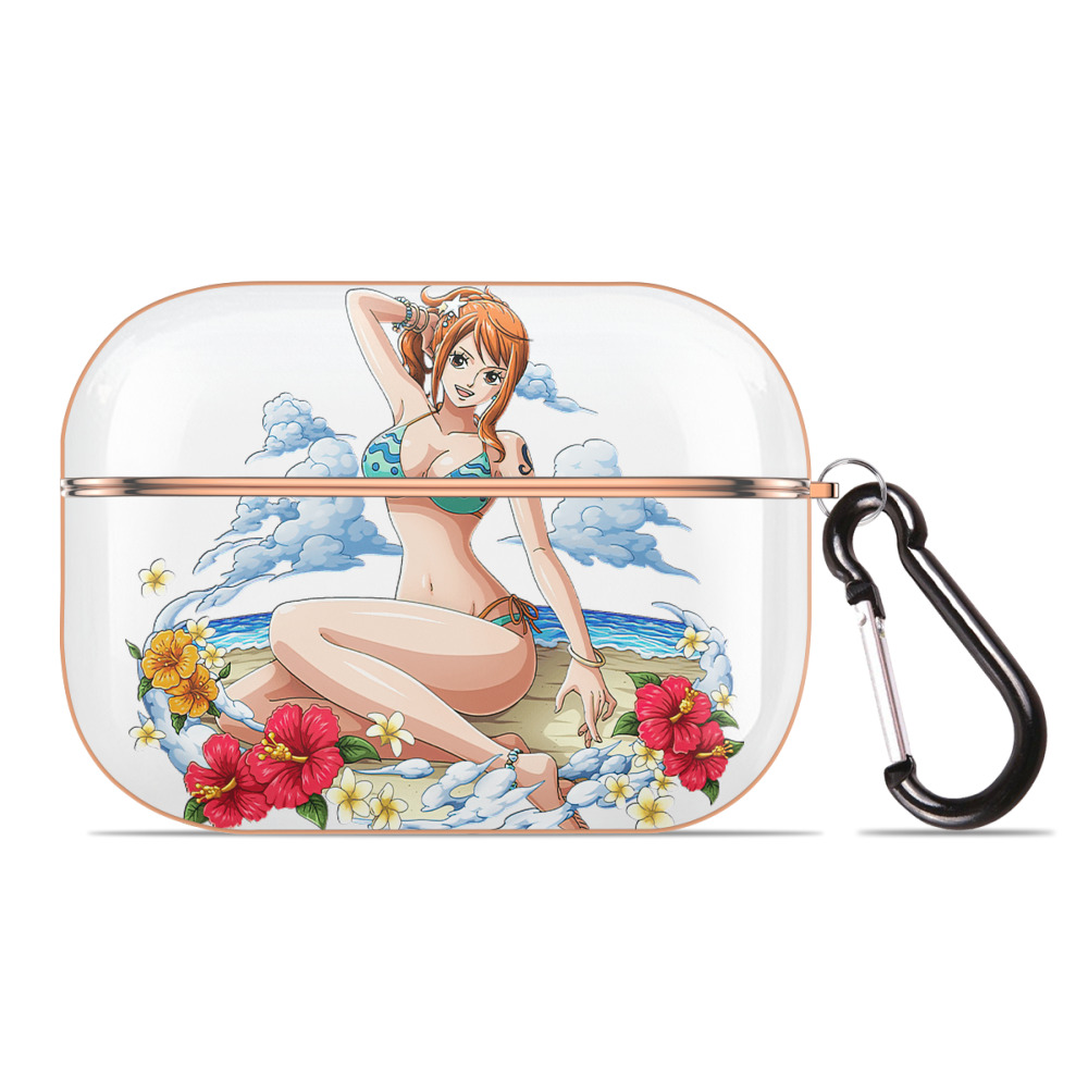 ワンピース ナミ ONE PIECE Nami 【AirPods Pro用】ハードシェル保護ケース｜耐衝撃・防指紋・カラビナ付き商品仕様