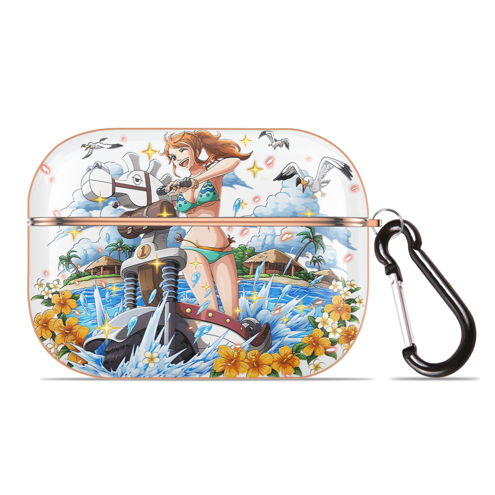 ワンピース ナミ ONE PIECE Nami 【AirPods Pro用】ハードシェル保護ケース｜耐衝撃・防指紋・カラビナ付き商品仕様