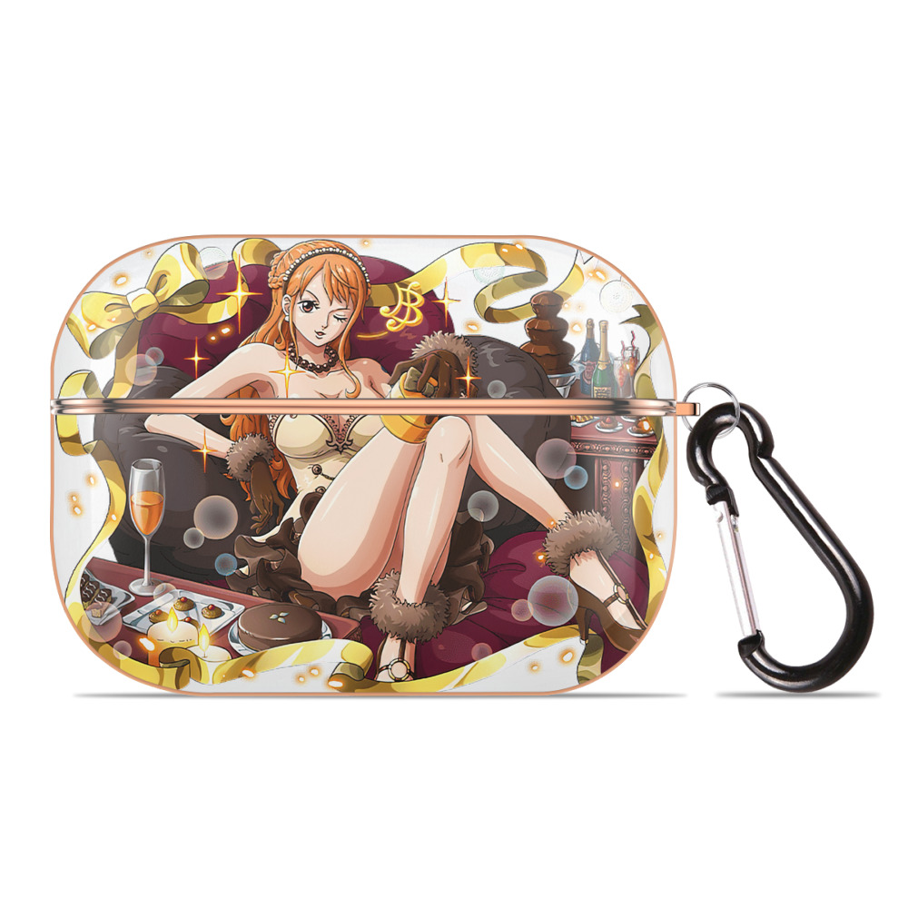 ワンピース ナミ ONE PIECE Nami 【AirPods Pro用】ハードシェル保護ケース｜耐衝撃・防指紋・カラビナ付き商品仕様