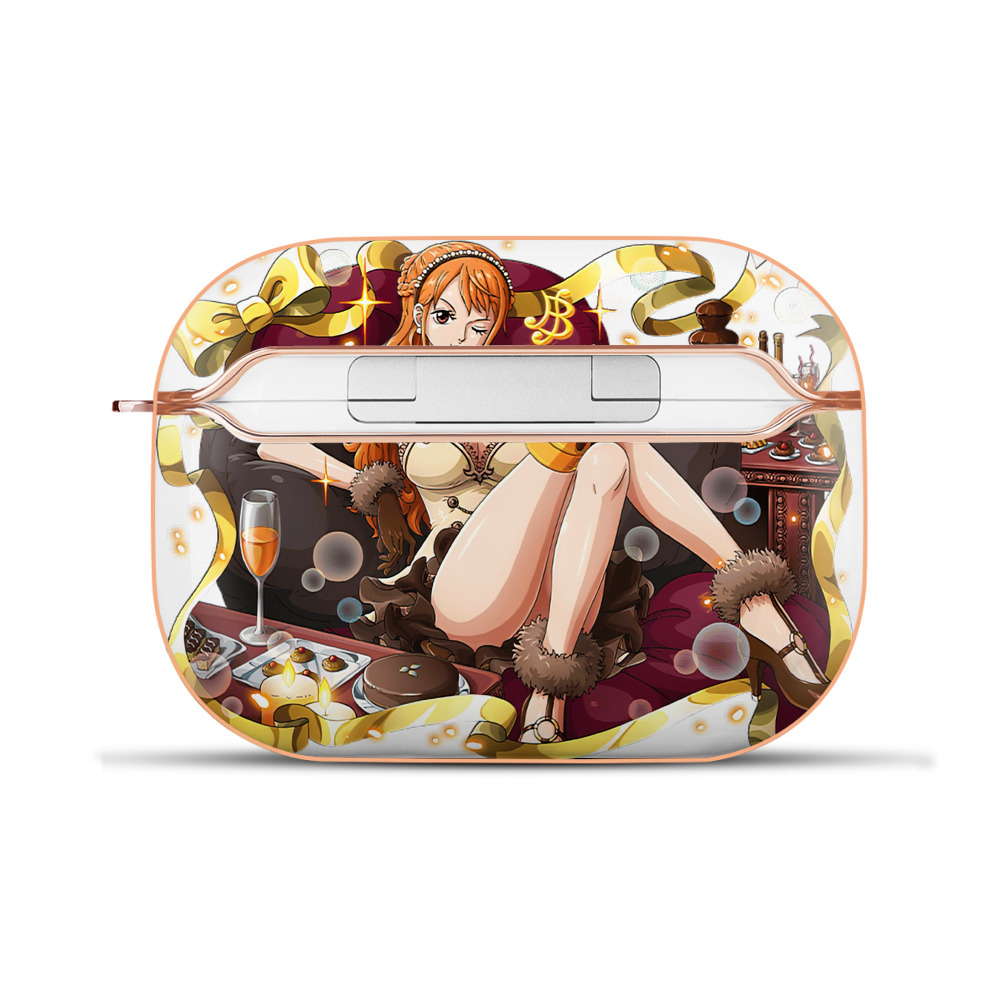 ワンピース ナミ ONE PIECE Nami 【AirPods Pro用】ハードシェル保護ケース｜耐衝撃・防指紋・カラビナ付き商品仕様