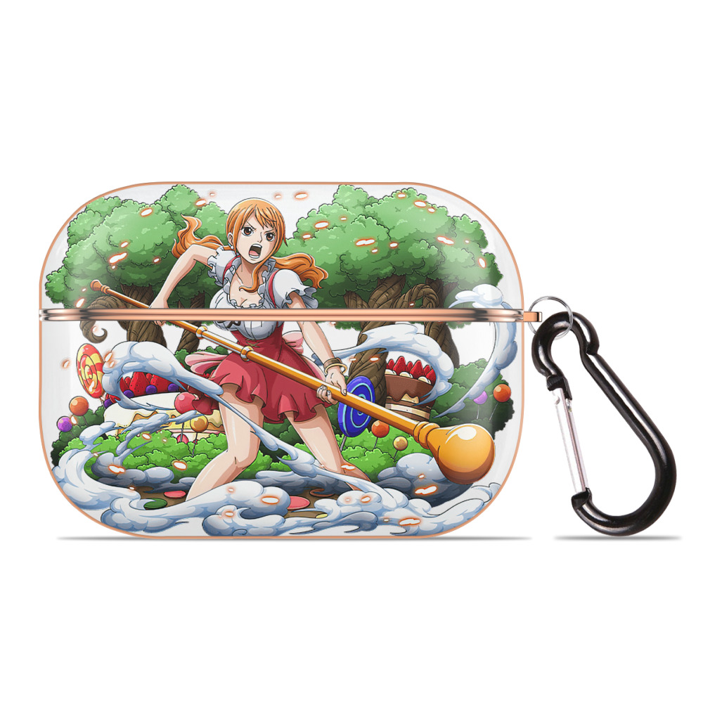 ワンピース ナミ ONE PIECE Nami 【AirPods Pro用】ハードシェル保護ケース｜耐衝撃・防指紋・カラビナ付き商品仕様