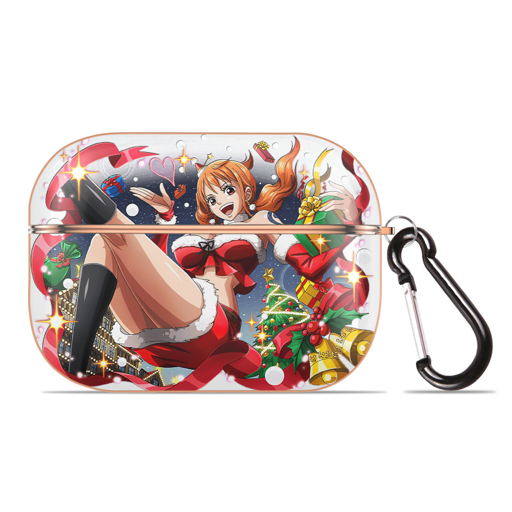 ワンピース ナミ ONE PIECE Nami 【AirPods Pro用】ハードシェル保護ケース｜耐衝撃・防指紋・カラビナ付き商品仕様
