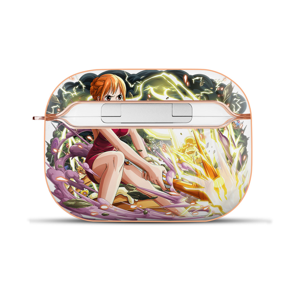 ワンピース ナミ ONE PIECE Nami 【AirPods Pro用】ハードシェル保護ケース｜耐衝撃・防指紋・カラビナ付き商品仕様