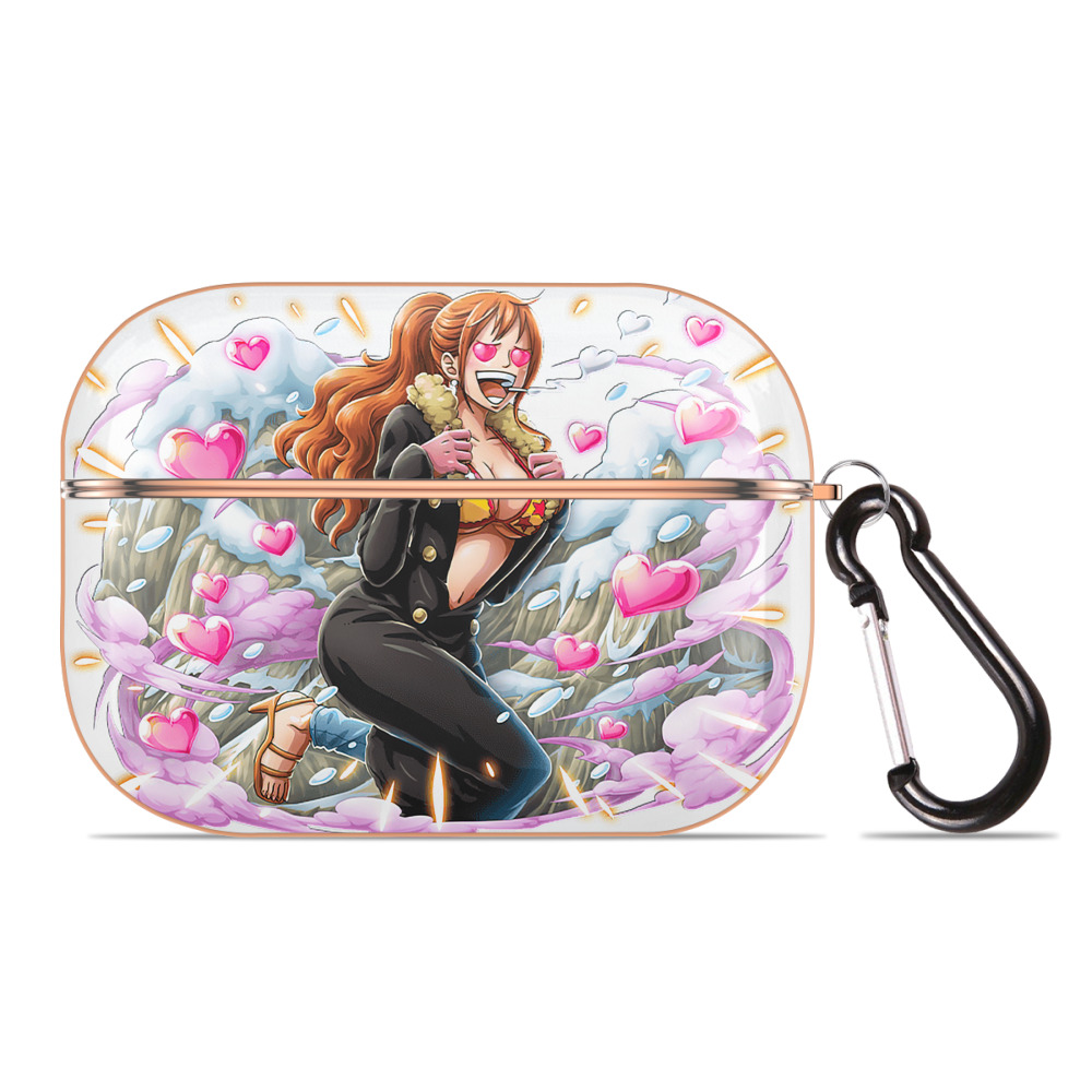 ワンピース ナミ ONE PIECE Nami 【AirPods Pro用】ハードシェル保護ケース｜耐衝撃・防指紋・カラビナ付き商品仕様