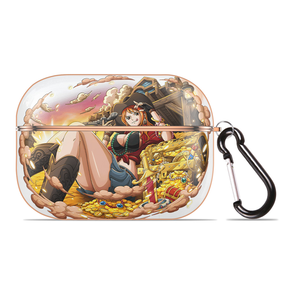 ワンピース ナミ ONE PIECE Nami 【AirPods Pro用】ハードシェル保護ケース｜耐衝撃・防指紋・カラビナ付き商品仕様