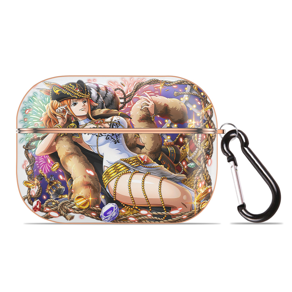ワンピース ナミ ONE PIECE Nami 【AirPods Pro用】ハードシェル保護ケース｜耐衝撃・防指紋・カラビナ付き商品仕様