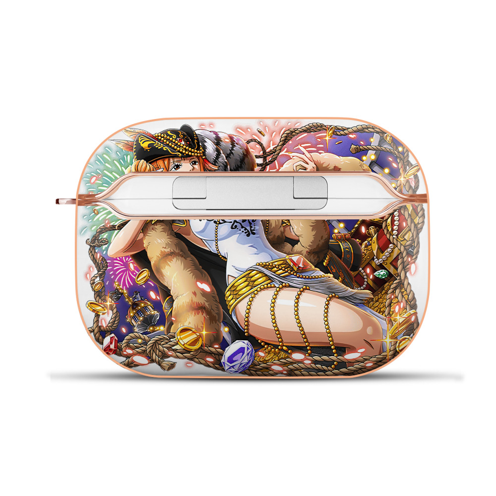ワンピース ナミ ONE PIECE Nami 【AirPods Pro用】ハードシェル保護ケース｜耐衝撃・防指紋・カラビナ付き商品仕様