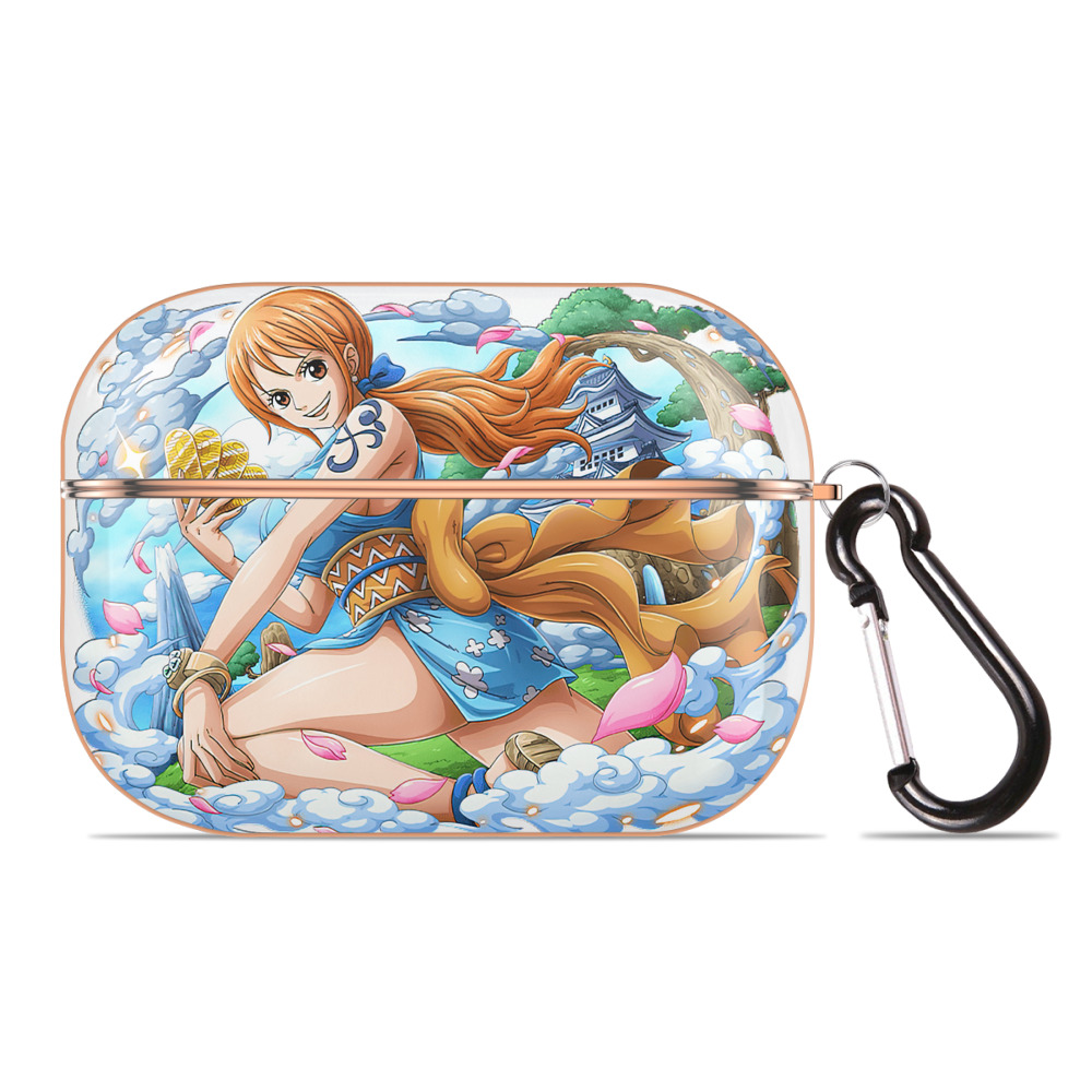 ワンピース ナミ ONE PIECE Nami 【AirPods Pro用】ハードシェル保護ケース｜耐衝撃・防指紋・カラビナ付き商品仕様