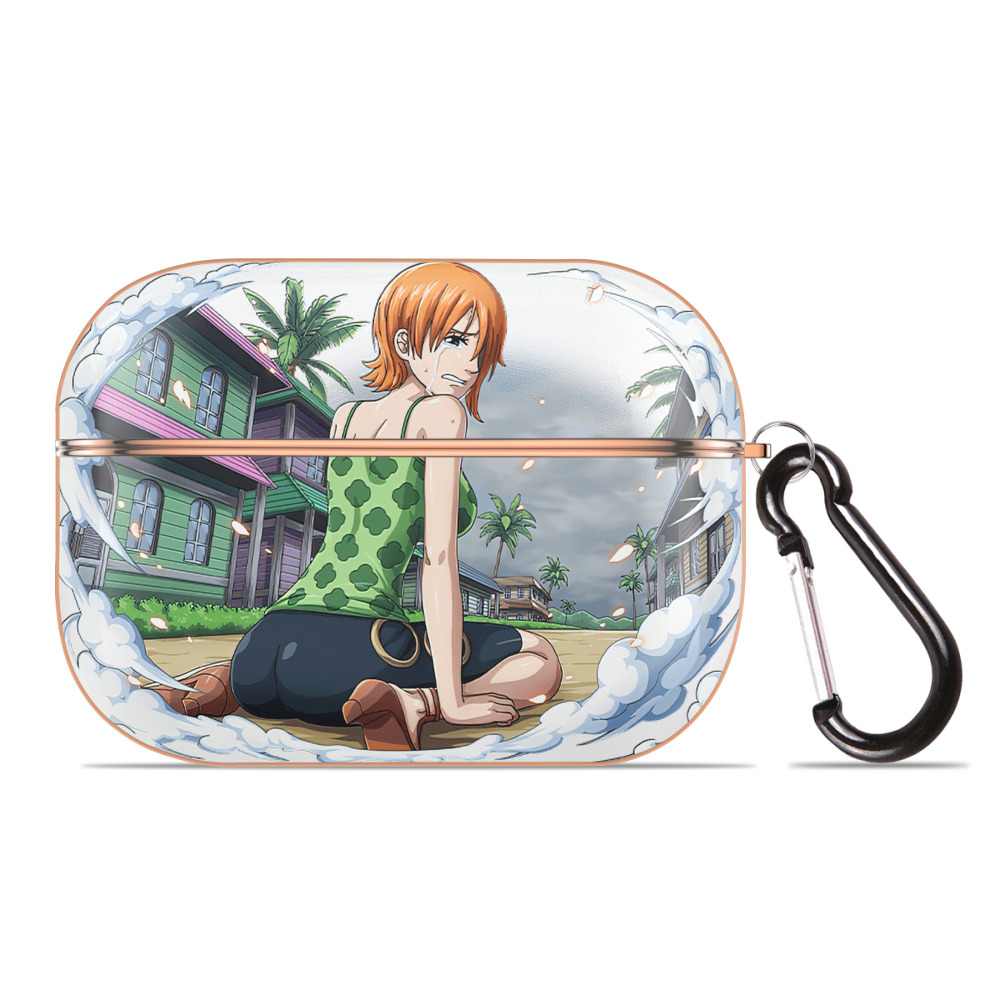 ワンピース ナミ ONE PIECE Nami 【AirPods Pro用】ハードシェル保護ケース｜耐衝撃・防指紋・カラビナ付き商品仕様