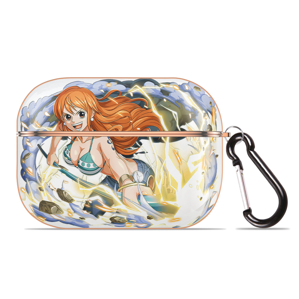 ワンピース ナミ ONE PIECE Nami 【AirPods Pro用】ハードシェル保護ケース｜耐衝撃・防指紋・カラビナ付き商品仕様