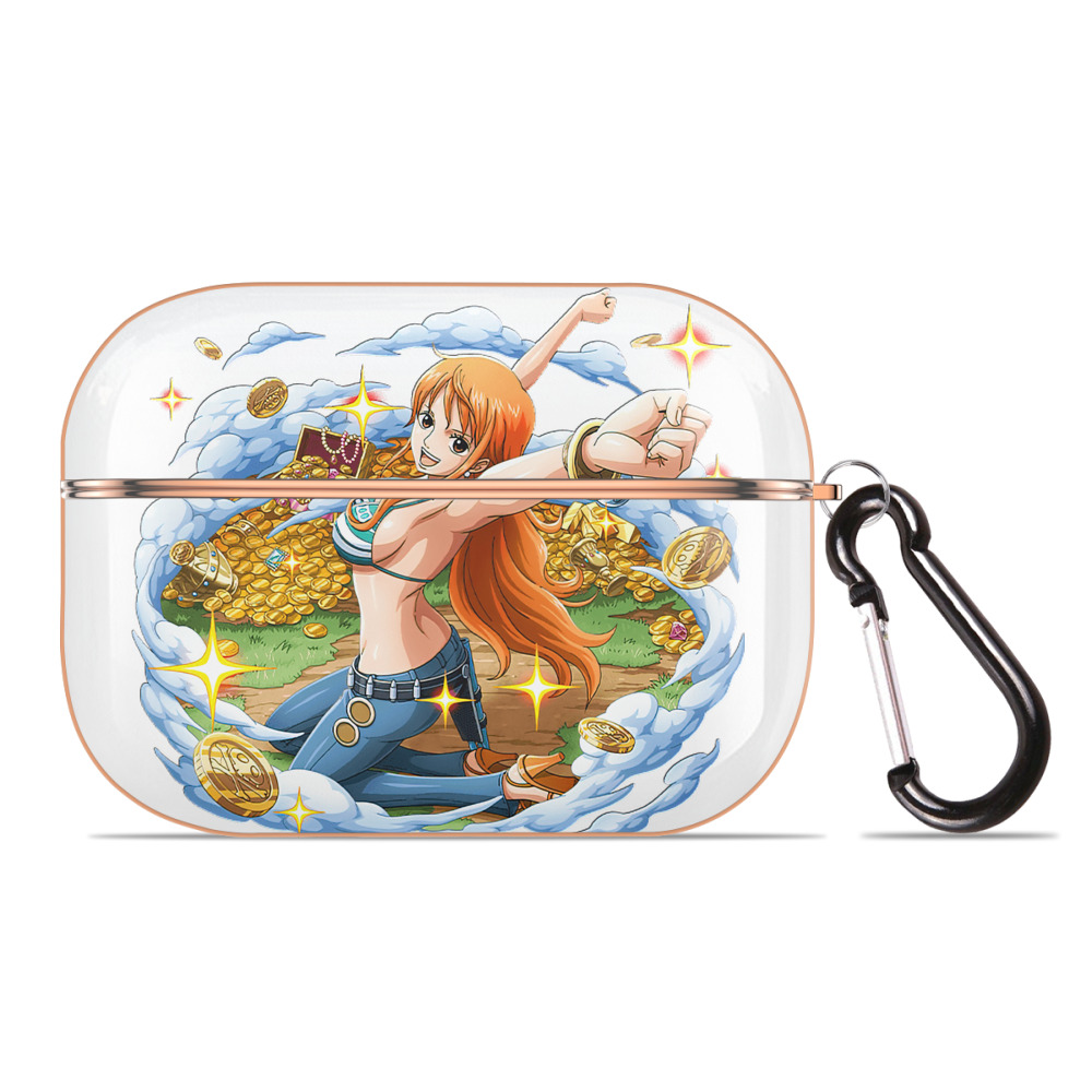 ワンピース ナミ ONE PIECE Nami 【AirPods Pro用】ハードシェル保護ケース｜耐衝撃・防指紋・カラビナ付き商品仕様
