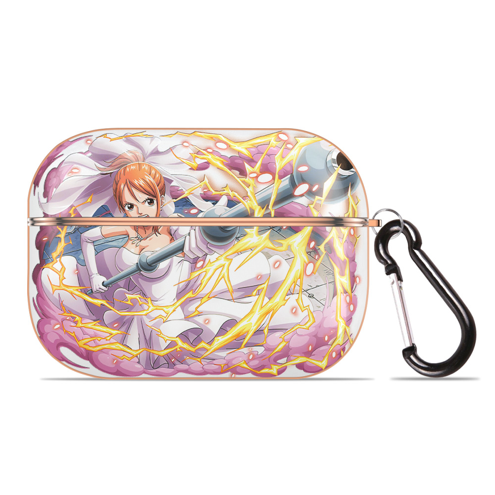 ワンピース ナミ ONE PIECE Nami 【AirPods Pro用】ハードシェル保護ケース｜耐衝撃・防指紋・カラビナ付き商品仕様