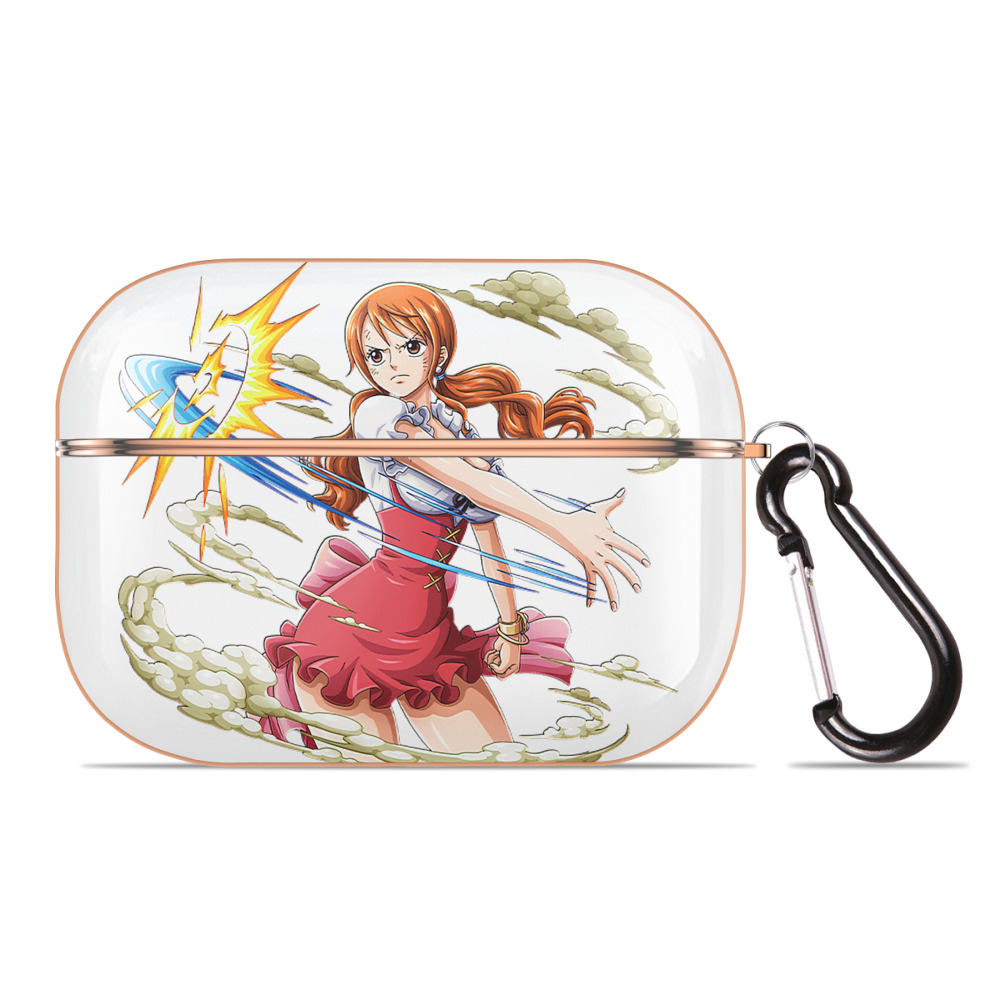 ワンピース ナミ ONE PIECE Nami 【AirPods Pro用】ハードシェル保護ケース｜耐衝撃・防指紋・カラビナ付き商品仕様