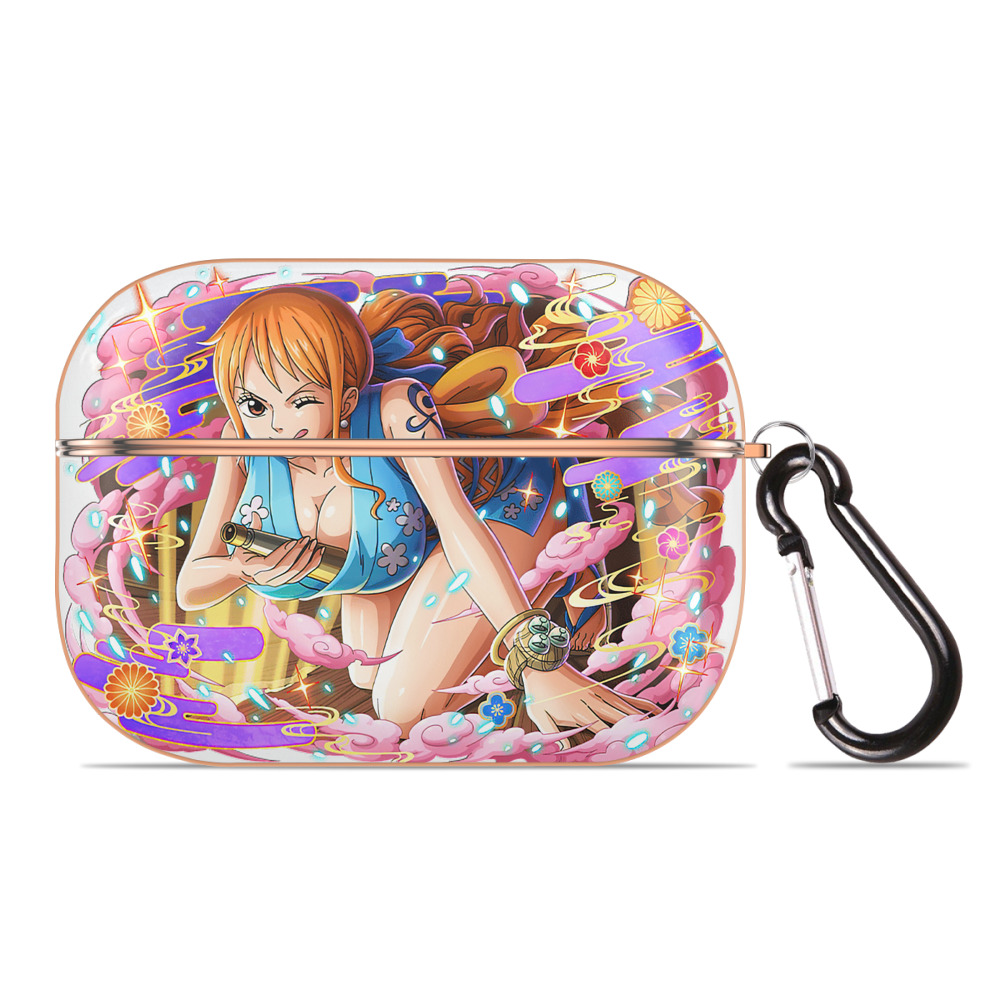ワンピース ナミ ONE PIECE Nami 【AirPods Pro用】ハードシェル保護ケース｜耐衝撃・防指紋・カラビナ付き商品仕様