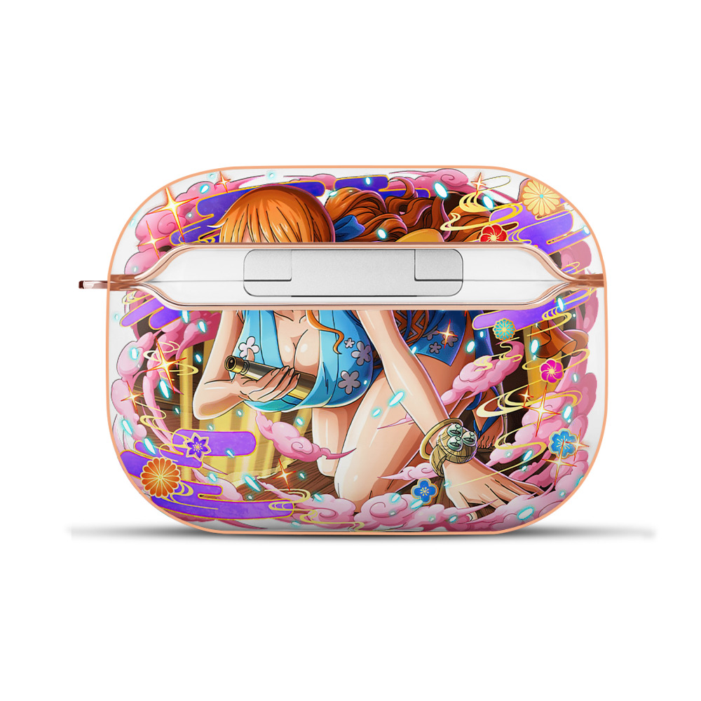 ワンピース ナミ ONE PIECE Nami 【AirPods Pro用】ハードシェル保護ケース｜耐衝撃・防指紋・カラビナ付き商品仕様