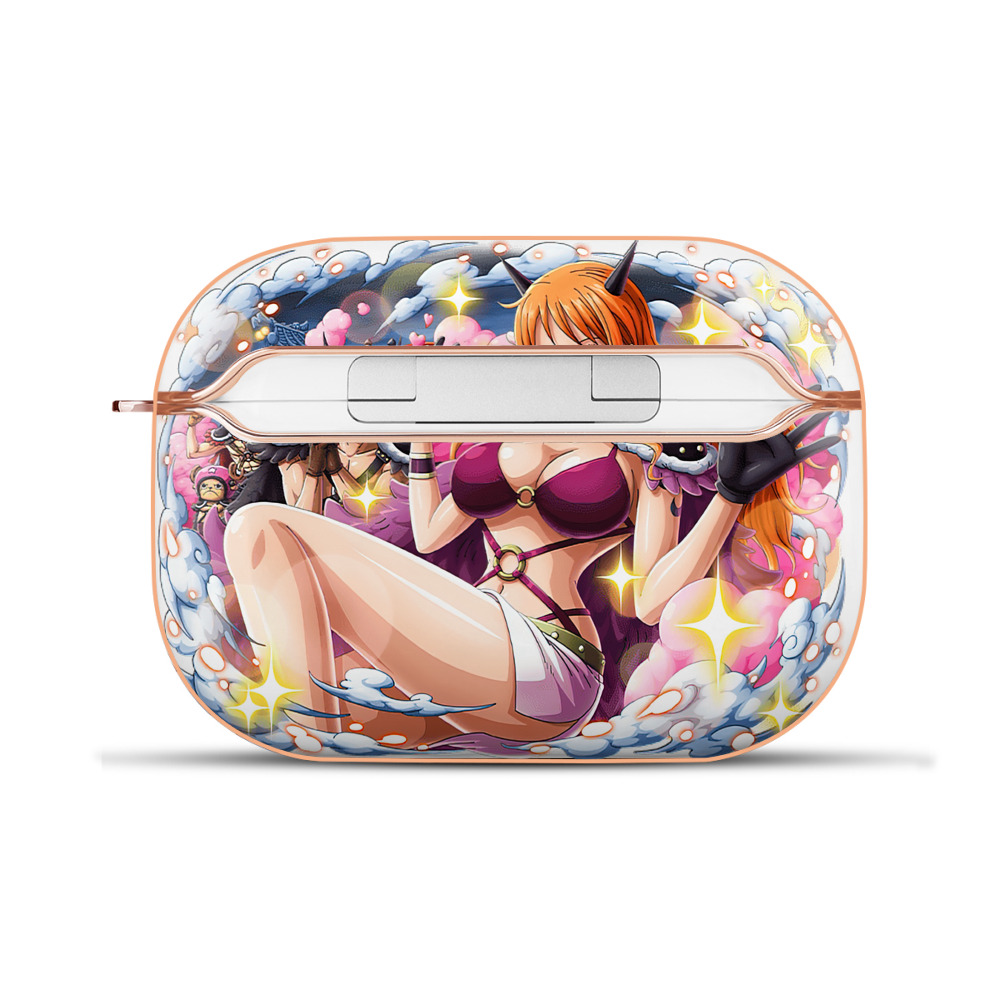 ワンピース ナミ ONE PIECE Nami 【AirPods Pro用】ハードシェル保護ケース｜耐衝撃・防指紋・カラビナ付き商品仕様