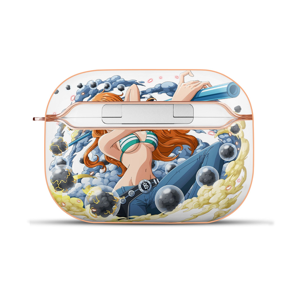 ワンピース ナミ ONE PIECE Nami 【AirPods Pro用】ハードシェル保護ケース｜耐衝撃・防指紋・カラビナ付き商品仕様