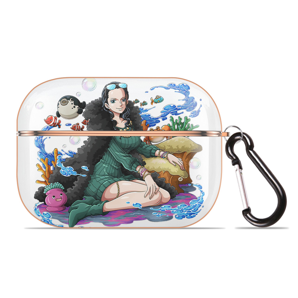 ワンピース ニコ・ロビン ONE PIECE Nico Robin 【AirPods Pro用】ハードシェル保護ケース｜耐衝撃・防指紋・カラビナ付き商品仕様