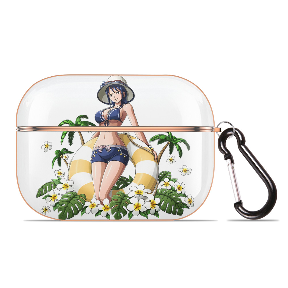 （画像用） ワンピース ニコ・ロビン ONE PIECE Nico Robin 【AirPods Pro用】ハードシェル保護ケース｜耐衝撃・防指紋・カラビナ付き商品仕様